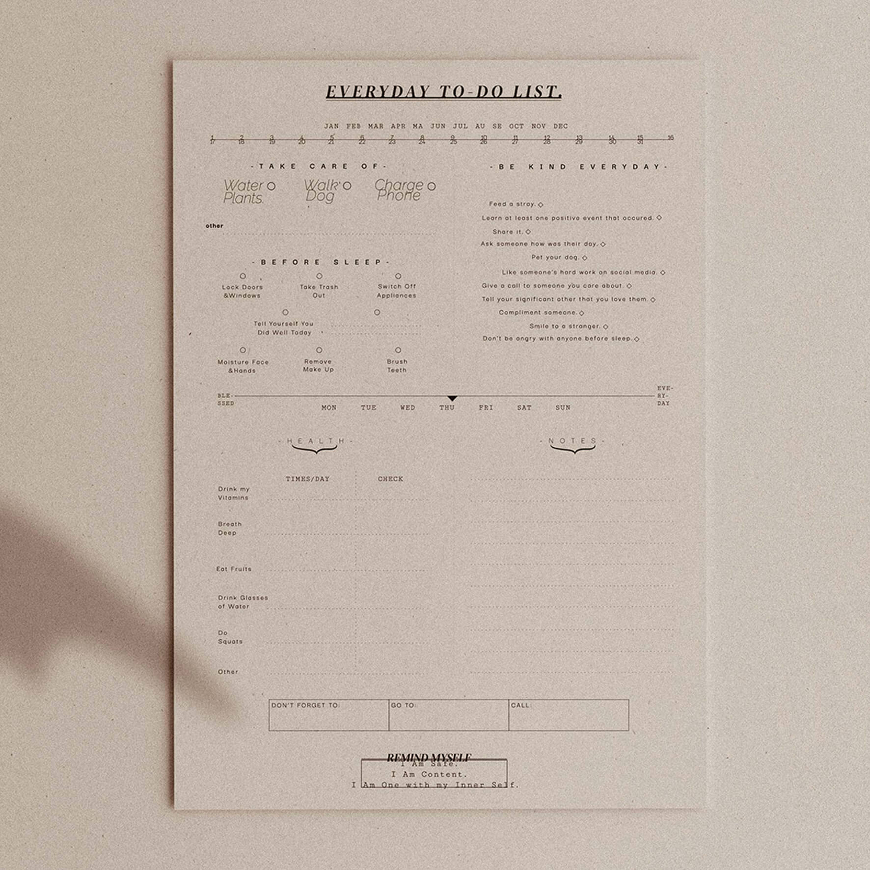 Dragon De Papier - To Do List
